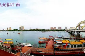 南阳繁华似锦的春日美景图片