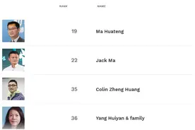 二马身家PK：Pony再次超越Jack 黄铮紧随其后图片