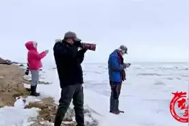 兴凯湖“文开湖”水天一色蔚为壮观图片