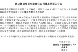 徽商银行理财子公司开业，行长助理夏敏担任徽银理财董事长图片