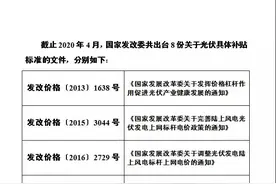 七年光伏补贴红头文件汇总图片