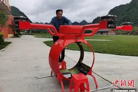 广西首架载人型无人机顺利完成试飞图片