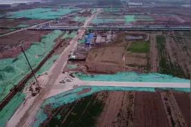 果然视频｜126公顷！航拍济南先行区崔寨安置二区工地视频封面