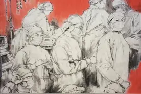 医暖人间 致敬英雄 | “壮族三月三·健康春之声”绘画佳作共赏图片