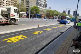 兰州地铁东岗站C出口新增港湾式城际公交停靠站图片