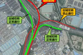 注意绕行！今天昆玉高速公路鸣泉立交回城上跨桥有施工图片