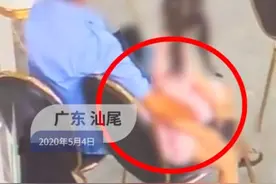 商场保安猥亵女童，四处张望还搂抱亲吻！警方通报图片