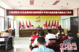 固始县方集镇深入开展脱贫攻坚 放假不放松图片