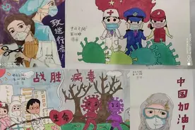 燃爆医生朋友圈！十岁白血病小女孩住院期间用画笔描绘医生日常图片