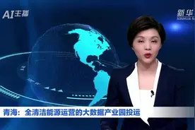 AI合成主播丨青海：全清洁能源运营的大数据产业园投运视频封面
