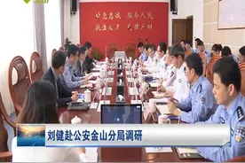 刘健赴公安金山分局调研视频封面