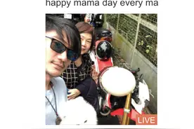 哥哥抱高以翔生前爱犬合影 妈妈展露久违笑容图片