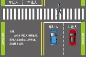 「交通小知识」我明明让行人了，为什么还罚我？图片