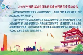 陕西省启动2020年全国防灾减灾日宣传活动周图片