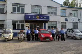 流窜作案盗窃电动汽车，果断“亮剑”嫌犯邱县落网图片
