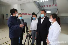 山东铝业职业学院接受专家组进行开学条件核验工作图片