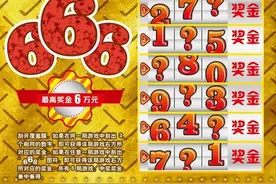 面值5元，头奖6万元！福彩刮刮乐“666”让你生活顺顺顺图片