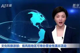 AI合成主播|文化和旅游部：低风险地区可举办营业性演出活动视频封面