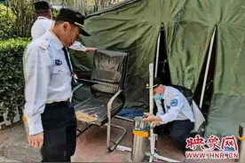 疫情卡点帐篷完成使命后被拆除 郑州经八路巡防中队还路于民图片