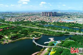 河北石家庄：环城水系让城市更美丽图片