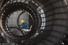 河南新密：项目工地建设忙图片