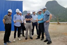 李德智到北投地产集团北投紫云·凤景湾项目调研指导工作图片