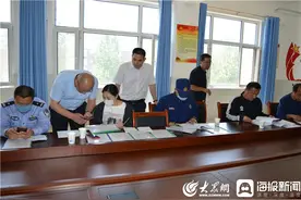 广饶县大王镇实验小学迎接开学条件核验图片