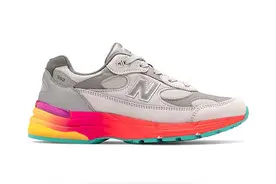 元祖灰 + 骚气撞色！这双 New Balance 992 新品相当亮眼图片