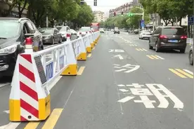 护栏自己跑，全市首条智慧潮汐车道“上岗”图片