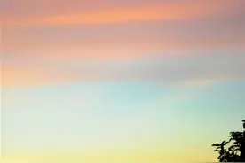 英国多塞特郡日落风情 夕阳余晖美如画卷图片
