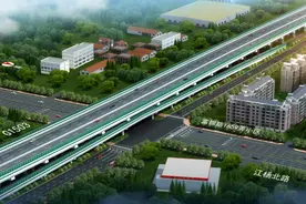 沿江通道西延伸改建工程全面开工！郊环线将从“C”变成“O”图片