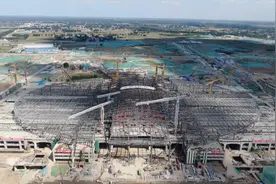 中国将在河北雄安建成一座状似露珠的智能高铁站视频封面