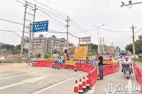 危桥改造 台商区杏坑桥交通管制4个月图片