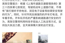 驾车能不能用手机导航？上海交警回应：关键是不应碰手机图片