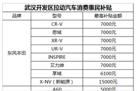 武汉升级购车补贴 买“沌口造”乘用车最高可获补贴15000元图片