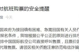 中国驻休斯敦总领事馆：临时航班票价固定 未委托或安排票务中介、代理售票图片