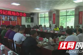 邱初开到广福桥镇三王村现场办公图片