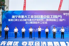 争先创优！海宁15个重大工业项目集中竣工投产图片