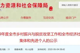 六安表彰脱贫攻坚先进集体和个人 正在公示图片
