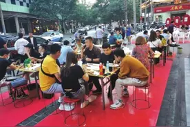 看 街边的烟火气回来了 七里河区夜经济复苏将设800余个地摊点位图片