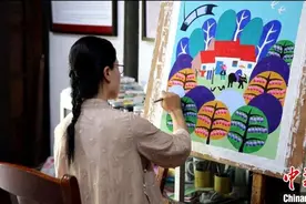 上海农民画家手绘二十四节气图 动画展现诗情画意图片