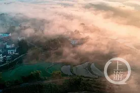 “山上人间，云中仙境”——渝北千盏村图片
