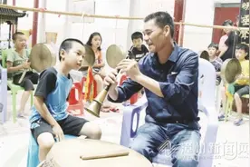 东山岱南村敲响了鼓艺传承第一声——潮州大锣鼓“东山再起”图片