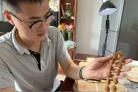 核雕“十八罗汉”，订单排到两年后…不仅有手艺，他还有副热心图片