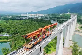 金台铁路仙居永安溪特大桥顺利贯通图片