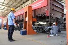 成功！铁路国际换轮项目首次进行单车试验图片