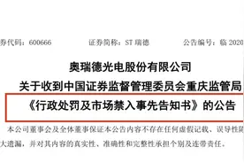 涉嫌五项违法，这家公司实控人10年市场禁入！多名高管被罚图片