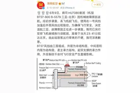 海航回应HU7380航班返航：右一号风挡加温后外层风挡出现裂纹图片