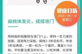 扁桃体发炎，揉揉这个穴位图片