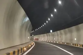 注意！板樟山新隧道今天下午试通车！这些车只能走新隧道…图片